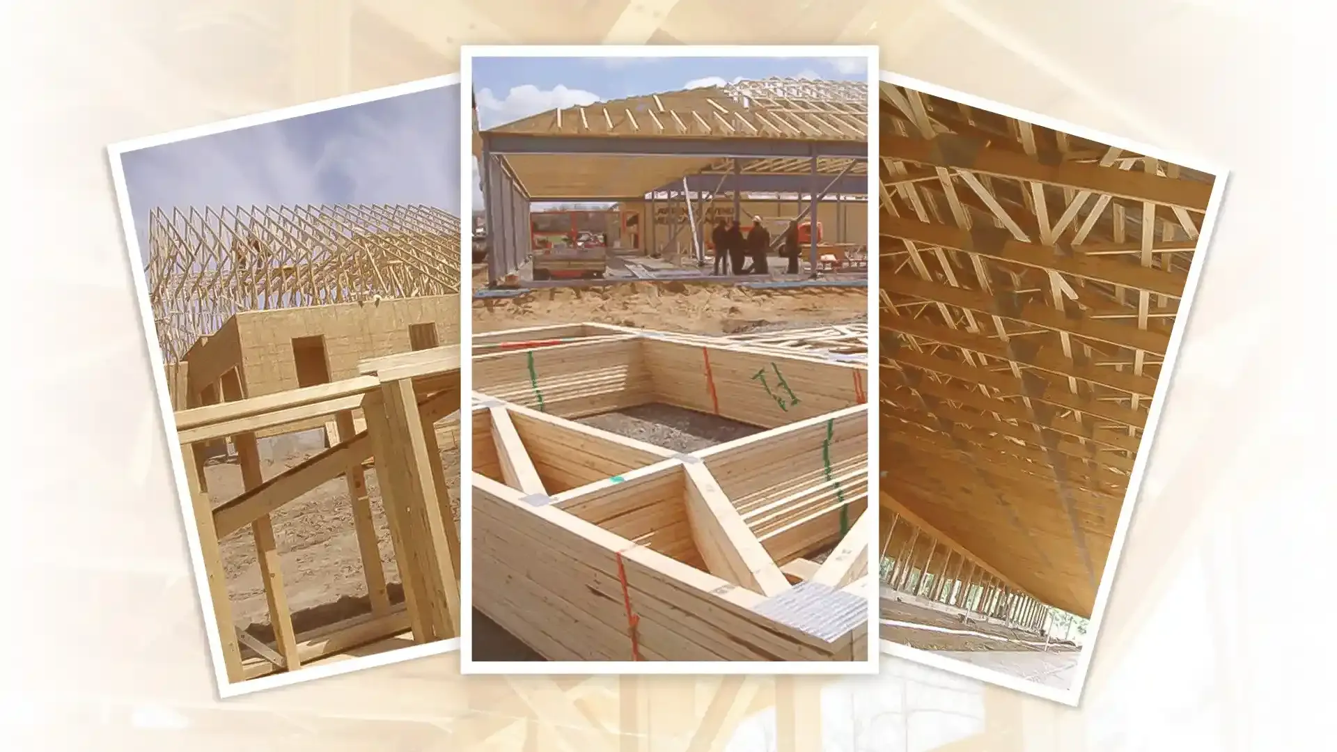 Technology-made roof trusses for industries including residential commercial and industrial sectors