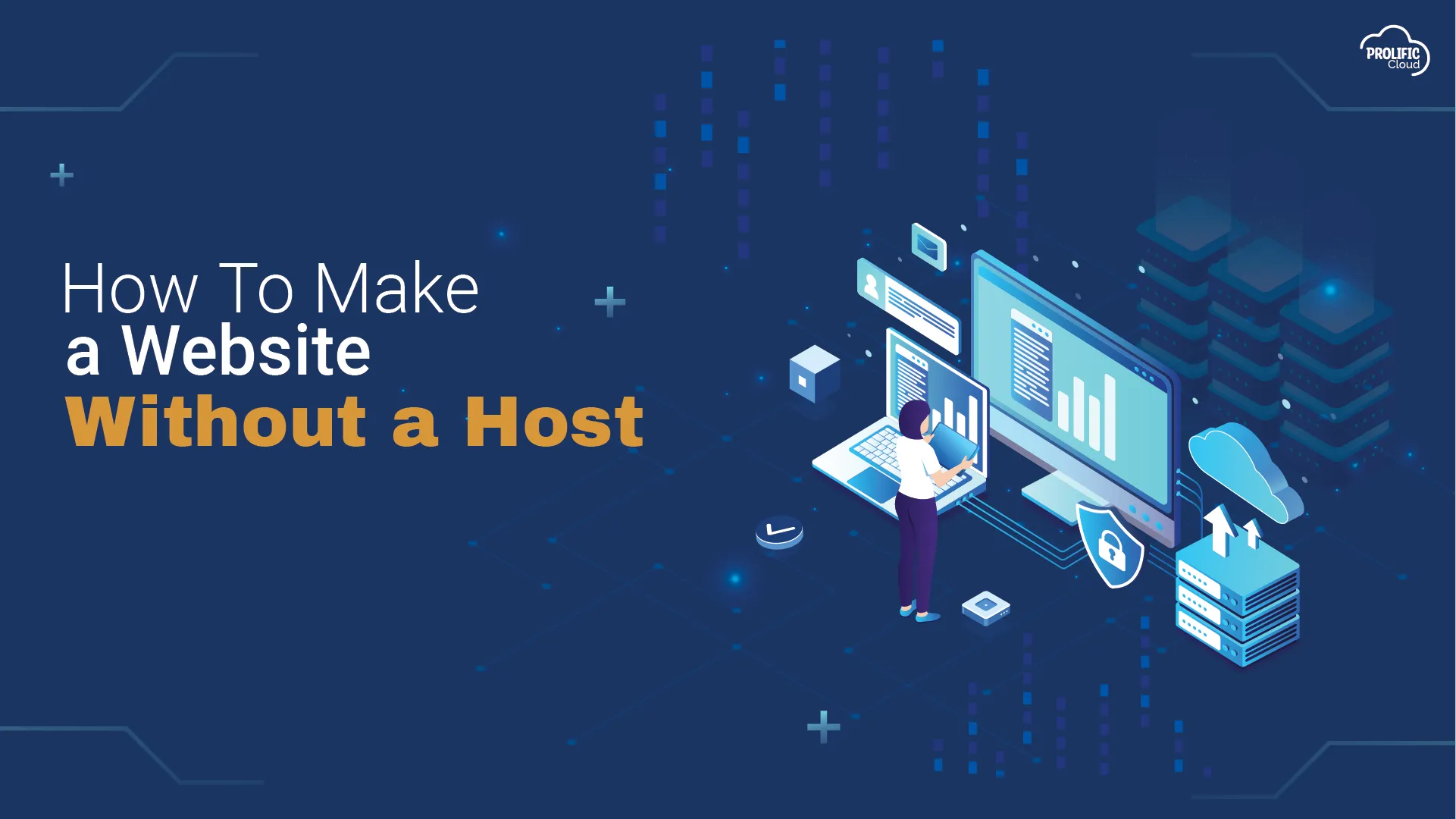 how to make a website without a host