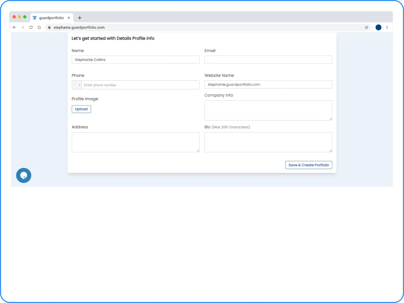 Entering supplementary information into the form