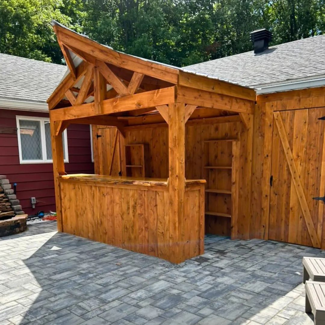 custom tiki bar